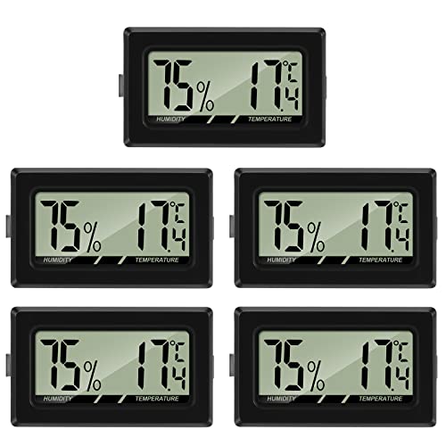 Thlevel Luftfeuchtigkeitsmesser Thermometer Hygrometer Mini LCD Digital Temperatur Zimmerthermometer für...
