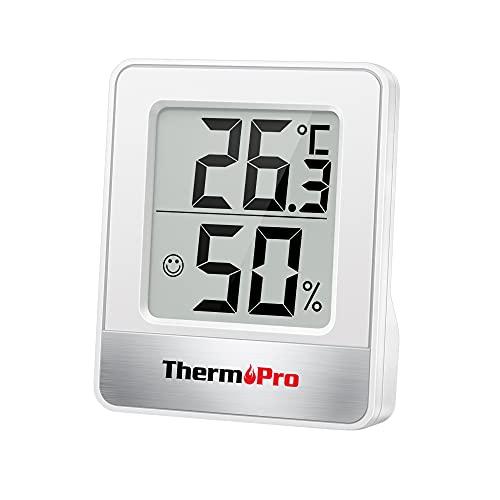 ThermoPro TP49 digitales Mini Thermo-Hygrometer Thermometer Hygrometer innen Temperatur und...