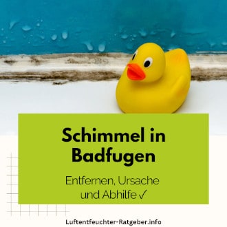 Schimmel in Badfugen