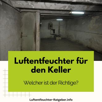 Luftentfeuchter für den Keller Welcher ist der Richtige