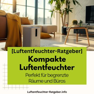 Kompakte Luftentfeuchter - Perfekt für begrenzte Räume und Büros