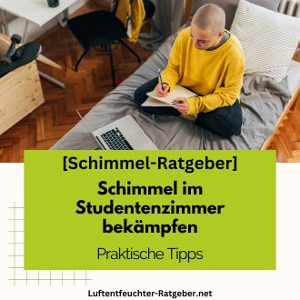 Schimmel im Studentenzimmer bekämpfen - Praktische Tipps